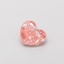 0.35 Ct. Fancy Intense  Pink Heart Lab Grown Diamond