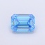 1.12 Ct. Fancy Vivid Blue Emerald Lab Grown Diamond