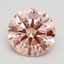 2.07 Ct. Fancy Intense Pink Round Lab Grown Diamond
