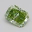 0.73 Ct. Fancy Vivid  Green Radiant Lab Grown Diamond