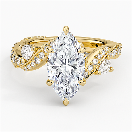 Grand Camellia Diamond Ring