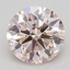 0.71 Ct. Fancy Light Pink Round Lab Grown Diamond