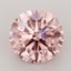 3.23 Ct. Fancy Vivid Pink Round Lab Grown Diamond