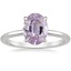 18K White Gold Petite Elodie 1.5mm Ring, smalltop view