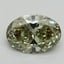 2.01 Ct. Fancy Intense Green Oval Lab Grown Diamond