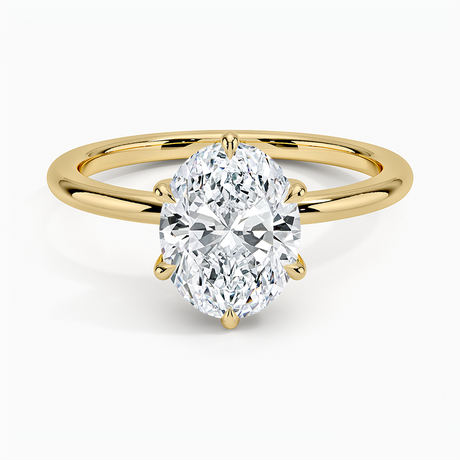 Fairmined 1.5mm Six-Prong Solitaire Comfort Fit Ring