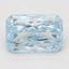 5.02 Ct. Fancy Vivid Blue Radiant Lab Grown Diamond