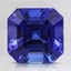 10.9x10.8mm Violet Asscher Tanzanite