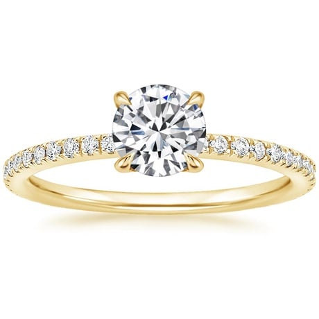18K Yellow Gold Luxe Ballad Perfect Fit Diamond Bridal Set