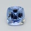 6.2x5.9mm Blue Cushion Sapphire