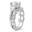 Art Deco Inspired Tiered Baguette Diamond Matched Set, smallside view