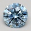 1.50 Ct. Fancy Blue Round Lab Grown Diamond