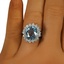 The Viva Ring, smallzoomed in top view on a hand