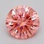 1.56 Ct. Fancy Vivid  Pink Round Lab Grown Diamond