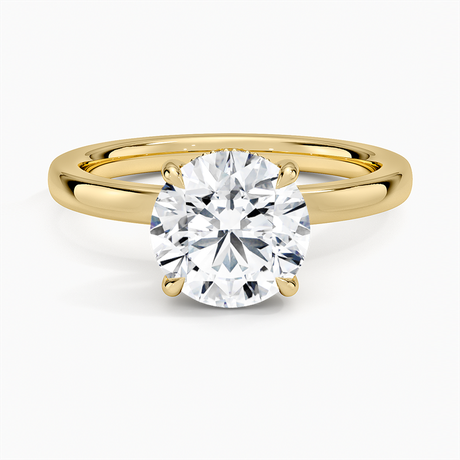 Audrey Perfect Fit Hidden Halo 2mm Diamond Ring