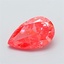 1.10 Ct. Fancy Vivid Pink Pear Lab Grown Diamond