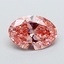 2.50 Ct. Fancy Vivid Pink Oval Lab Grown Diamond