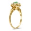 The Redwood Ring, smalltop view on a hand