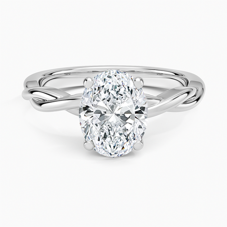 Twisted Vine Engagement Ring - Solitaire