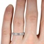 The Ferdinanda Ring, smallzoomed in top view on a hand
