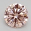 2.50 Ct. Fancy Intense Pink Round Lab Grown Diamond