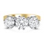 Custom Classic Three Stone Engagement Ring
