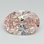 7.23 Ct. Fancy Intense Pink Oval Lab Grown Diamond