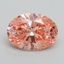 1.35 Ct. Fancy Vivid Pink Oval Lab Grown Diamond