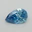 1.04 Ct. Fancy Vivid Blue Pear Lab Grown Diamond