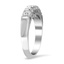 The Ninnette Ring, smalltop view on a hand