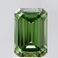 1.86 Ct. Fancy Vivid  Green Emerald Lab Grown Diamond