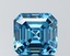 1.70 Ct. Fancy Vivid Blue Asscher Lab Grown Diamond