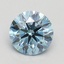 1.17 Ct. Fancy Vivid Blue Round Lab Grown Diamond