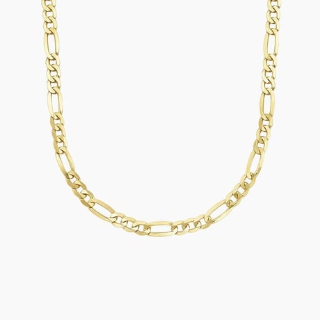 Ari Beveled Figaro Chain Necklace