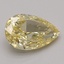1.28 Ct. Fancy Intense Yellow Pear Lab Grown Diamond
