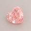 1.56 Ct. Fancy Vivid  Pink Heart Lab Grown Diamond