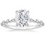 18K White Gold Versailles Half-Coverage Diamond Ring (1/3 ct. tw.), smalltop view
