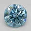 1.58 Ct. Fancy Vivid Blue Round Lab Grown Diamond