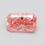 1.01 Ct. Fancy Vivid Pink Radiant Lab Grown Diamond