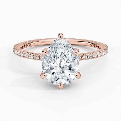 14K Rose Gold Perfect Fit Three-Quarter Diamond Ring (1/4 ct. tw.)