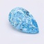 1.54 Ct. Fancy Vivid  Blue Pear Lab Grown Diamond