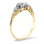The Carlee Ring, smalltop view on a hand