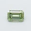 1.42 Ct. Fancy Vivid Green Emerald Lab Grown Diamond