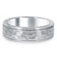 Custom Antique Hammered Metal Wedding Band