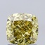 1.32 Ct. Fancy Intense  Yellow Cushion Lab Grown Diamond