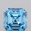 1.00 Ct. Fancy Vivid Blue Asscher Lab Grown Diamond