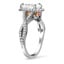 Entwined Halo Diamond Ring with a Surprise Gallery, smallview