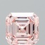 3.27 Ct. Fancy Intense Pink Asscher Lab Grown Diamond