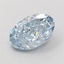 1.75 Ct. Fancy Vivid  Blue Oval Lab Grown Diamond