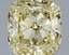 2.51 Ct. Fancy Yellow Cushion Lab Grown Diamond